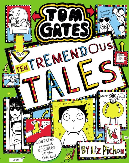 Cover of Ten Tremendous Tales, by Liz Pichon