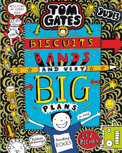 Cover of Biscuits, Bands and Very Big Plans, by Liz Pichon