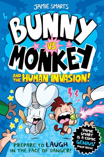 Cover of Bunny vs Monkey and the Human Invasion, Jamie Smart
