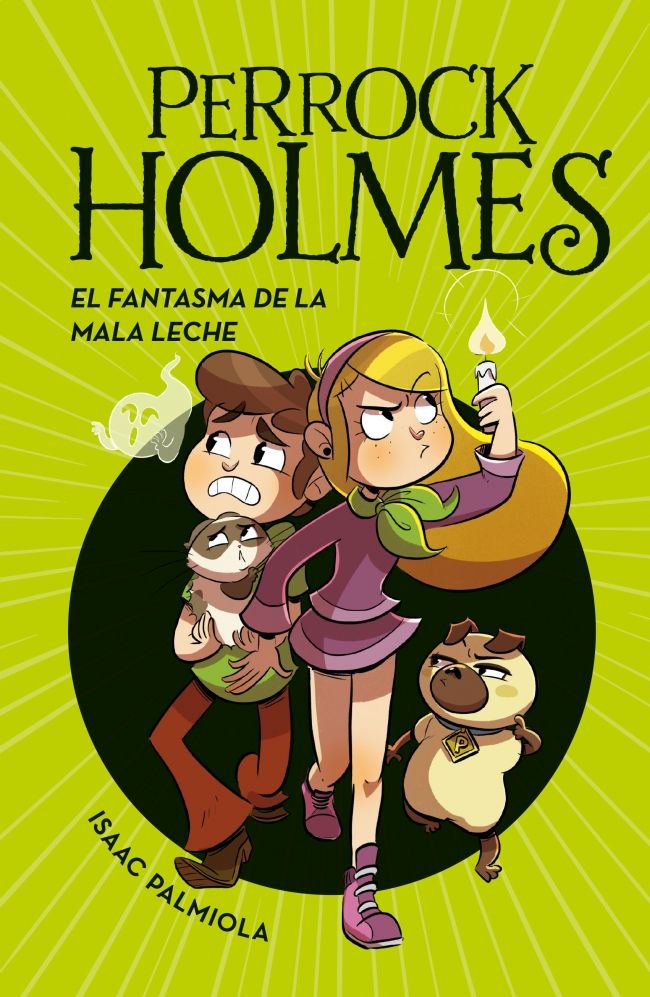 Portada de El fantasma de la mala leche, de Isaac Palmiola