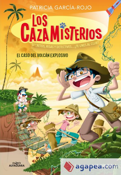 Portada de El caso del volcán explosivo, de Patricia García-Rojo
