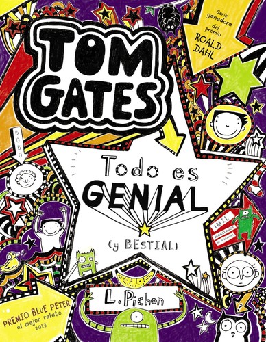 Portada en castellano de Todo es genial (y bestial), by Liz Pichon
