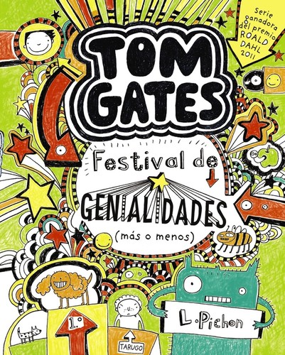Portada en castellano de Festival de genialidades (más o menos), by Liz Pichon