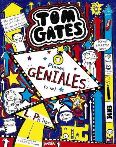 Portada en castellano de Planes GENIALES (o no), by Liz Pichon