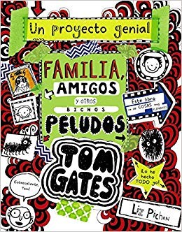 Portada en castellano de Familia, amigos y otros bichos peludos, by Liz Pichon