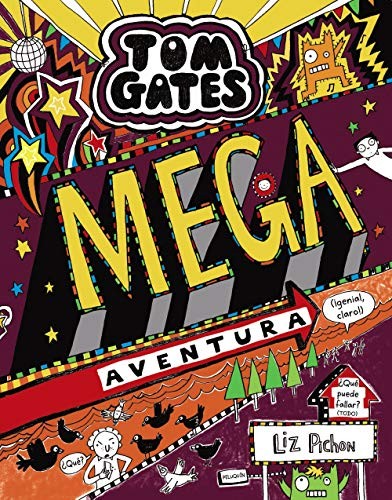 Portada en castellano de Mega aventura (¡genial, claro!), by Liz Pichon