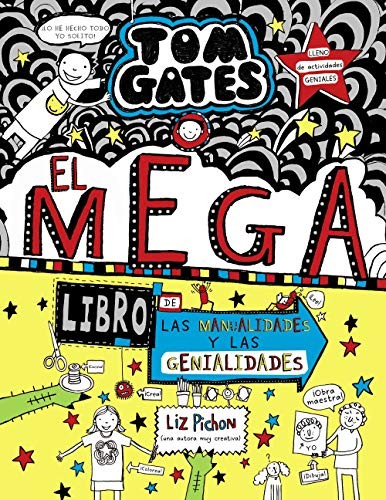Portada en castellano de El megalibro de las manualidades y las genialidades, by Liz Pichon