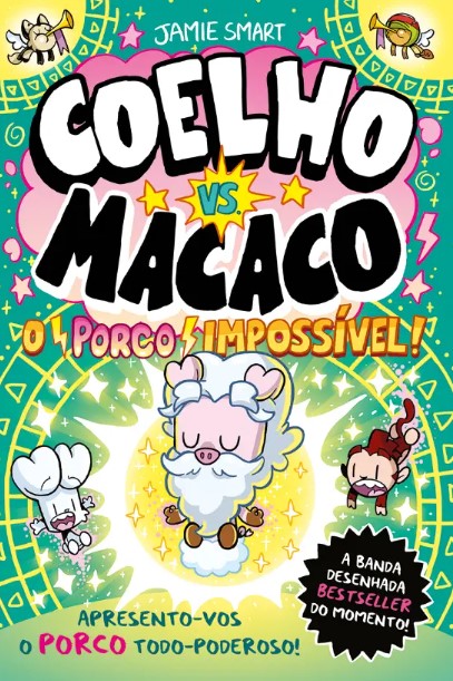 Capa de Coelho vs. Macaco - O Porco Impossível, Jamie Smart
