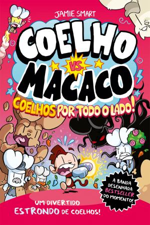 Portada/Capa de Coelho vs. Macaco - Coelhos por todo o lado!