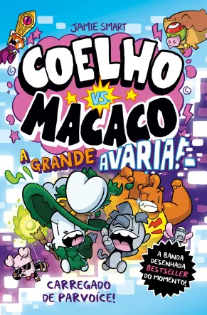 Capa de Coelho vs. Macaco - A grande avaria!, Jamie Smart