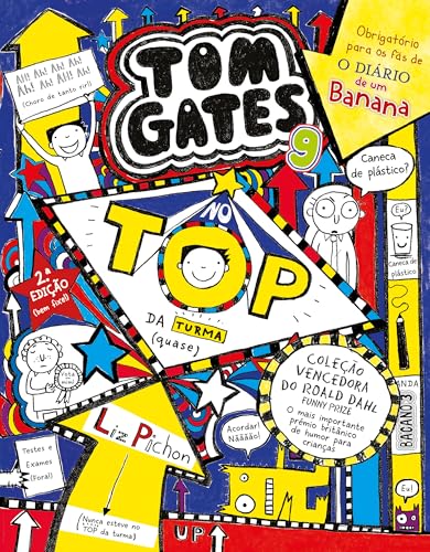 Capa da edição portuguesa de No TOP da Turma (Quase), de Liz Pichon
