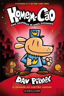 Capa de Homem-Cão: Uma História de Dois Gatinhos, Dav Pilkey