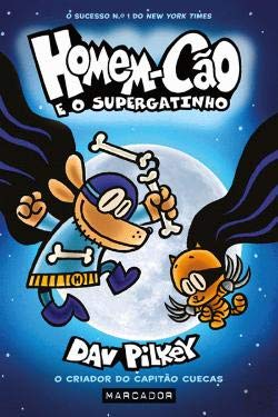 Capa de Homem-Cão e o Supergatinho, Dav Pilkey