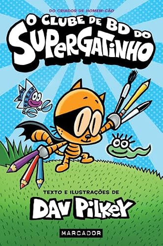 Capa de O Clube de BD do Supergatinho 1, Dav Pilkey