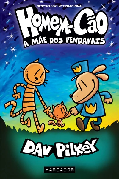 Capa de Homem-Cão: A Mãe dos Vendavais, Dav Pilkey