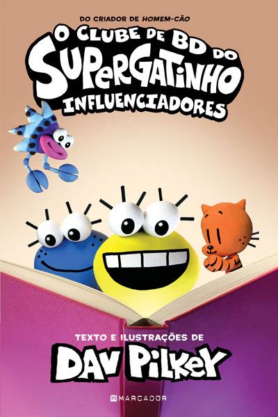 Capa de Influenciadores - O Clube de BD do Supergatinho 5, Dav Pilkey